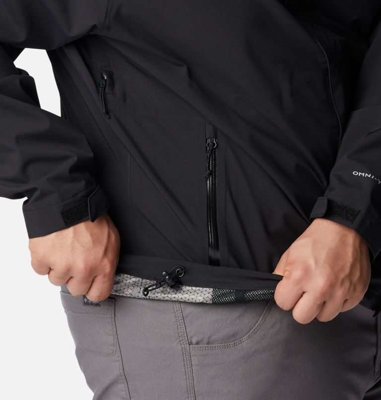 Men's Columbia Earth Explorer Shell Jackets Black | Plus Size CA-E3065